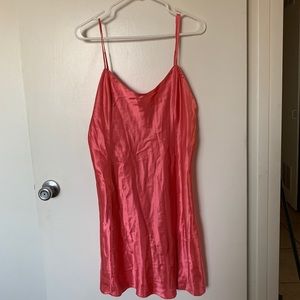 Secret Treasures Pink Satin Lingerie Dress